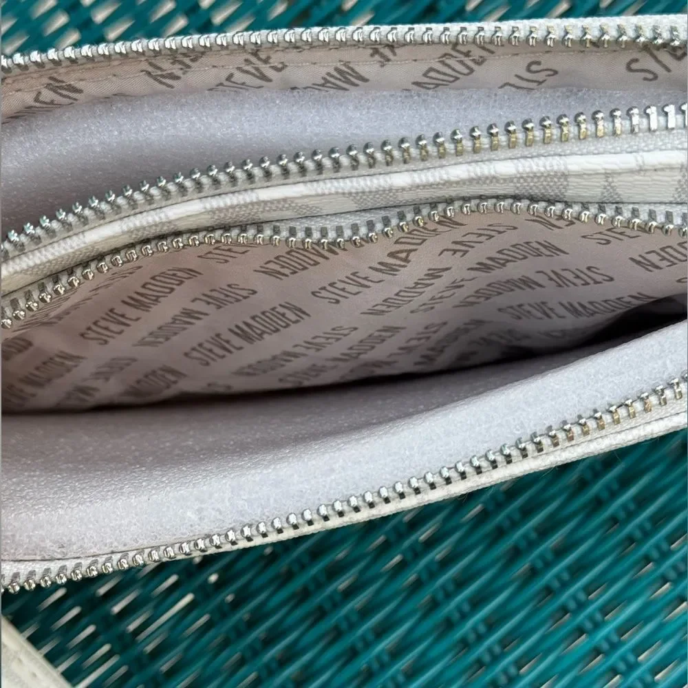 Steve Madden White Crossbody Bag